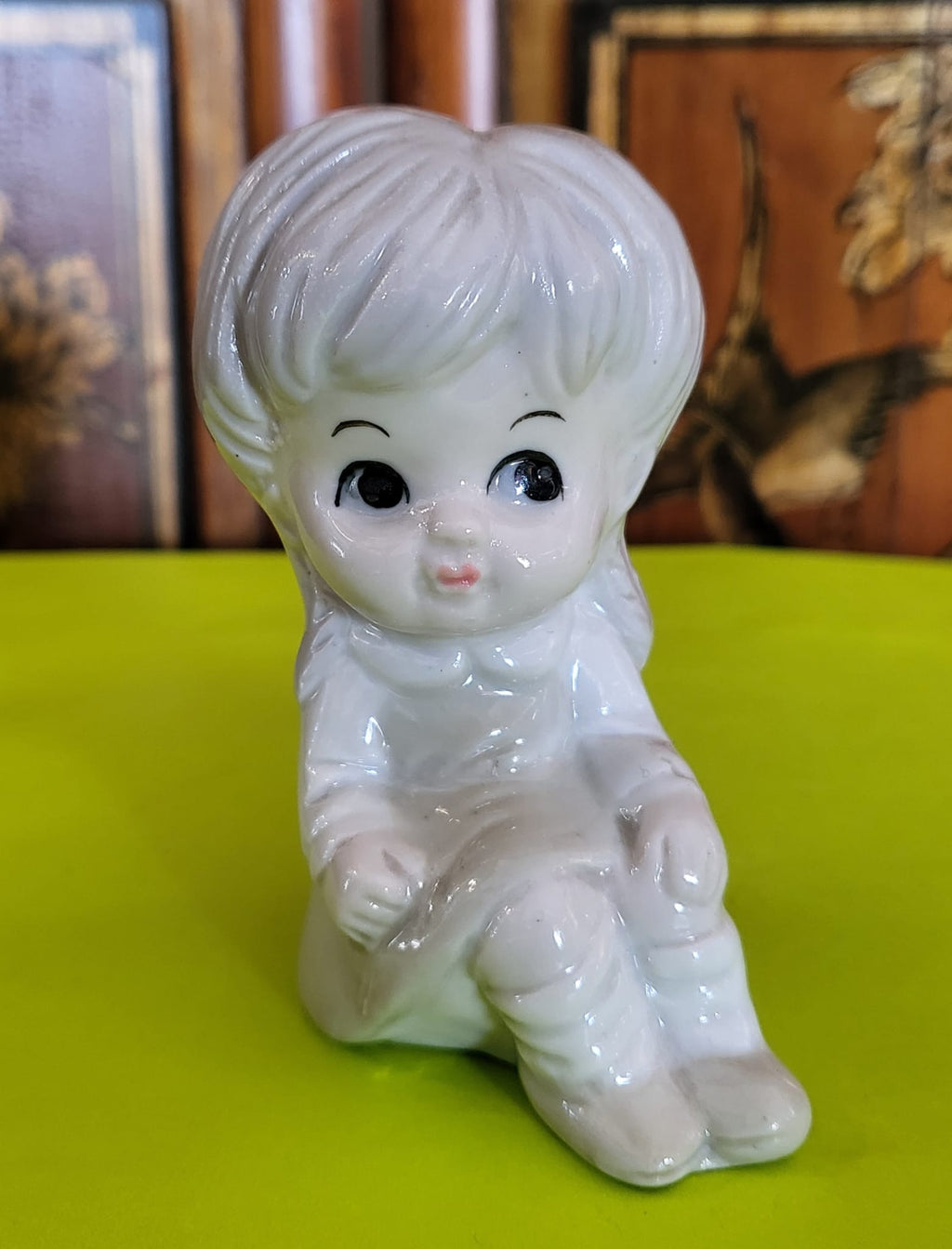 Vintage Ceramic Girl Figurine