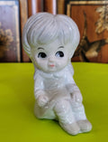 Vintage Ceramic Girl Figurine