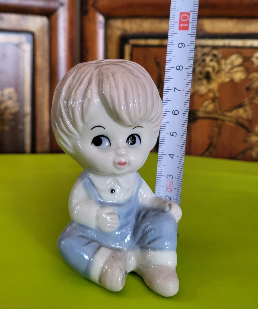 Vintage Ceramic Boy Figurine