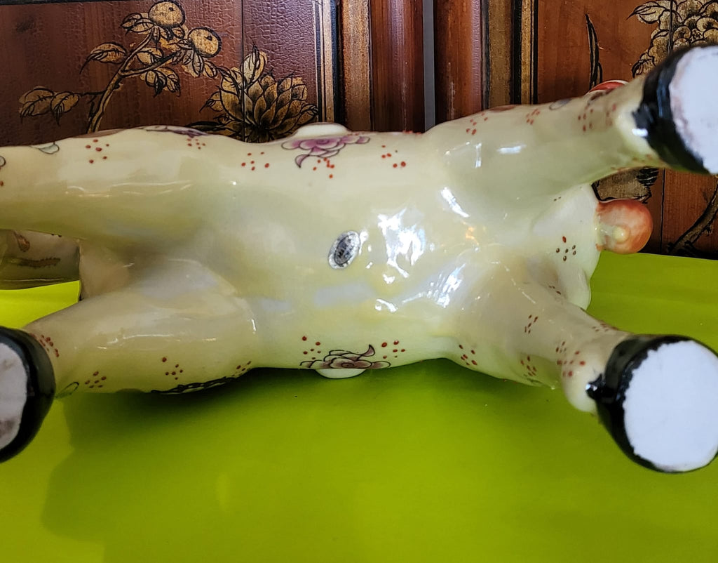 Vintage Hand-Painted Chinese Horse Figure